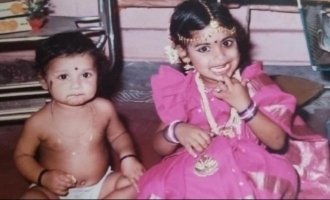 TV actor Rakshan childhood photo with sister KPY Kannum Kannum Kollaiyadithaal