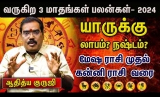 அக்டோபர் முதல் டிசம்பர் வரை 6 ராசிகளுக்கான பலன்கள் - ஆதித்ய குருஜி