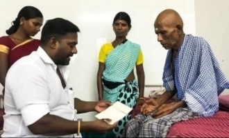 Robo Shankar donates to cancer stricken actor Thavasi and motivates him to fight