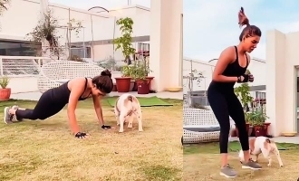 Samantha's cute workout video with her pet turns viral!