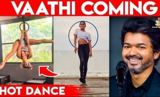 Young actress rocks with hot ring dance for Thalapathy Vijay