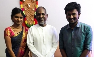 Senthil Ganesh-Rajalakshmi get lifetime precious gift from Isaigniani Ilayaraja