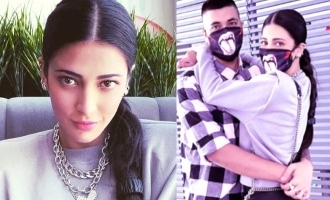 Shruti Haasan's romantic meet with boyfriend in Chennai - photos viral!