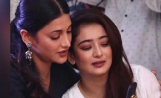 Shruti Haasan gets emotional after seeing sister Akshara Haasan after a long time