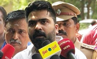 Simbu Meeting The Press at Egmore Police Commissioner Office