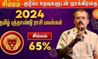 தமிழ் புத்தாண்டு பலன்கள் 2024: சிம்ம ராசிக்கு 2024 குரோதி வருடம் எப்படி இருக்கும்? யதார்த்த ஜோதிடர் ஷெல்வீ சொல்கிறார்!