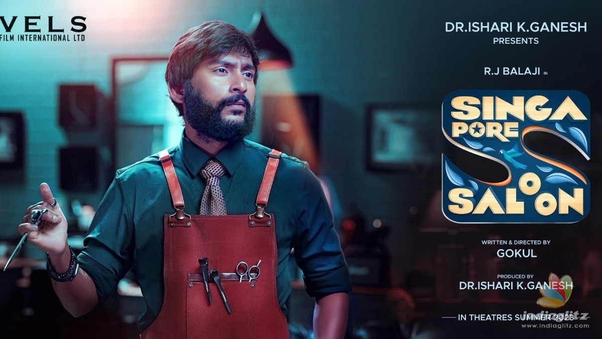 RJ Balaji unveils the second look poster of ‘Singapore Saloon’ and confirms the release date!