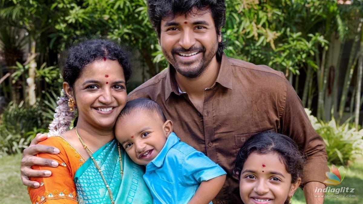 Sivakarthikeyan shares latest pic of his son Gugan in Baasha mode