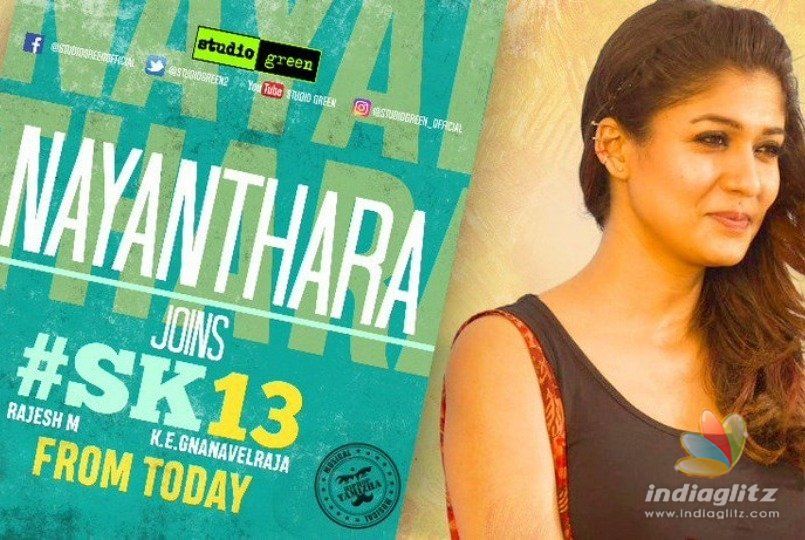 Nayanthara joins shooting of SK13