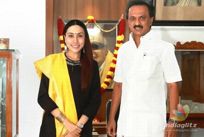 Sathyarajs daughter Divya joins DMK?