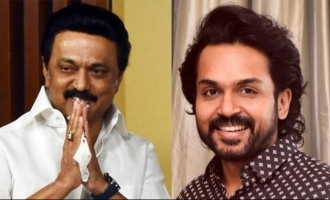 Karthi meets M.K. Stalin and petitions against controversial central government bill