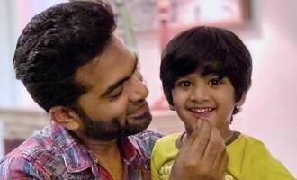 Simbu's cute photo and video with nephew turns viral!