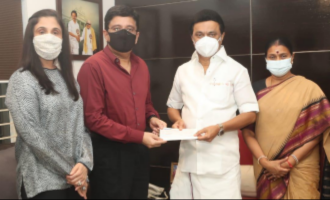 Sun Group head Kalanidhi Maran and wife meet M.K. Stalin to make a massive donation