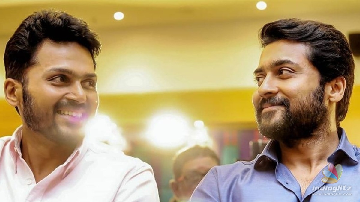 Karthi shares adorable childhood photo with Suriya and gets emotional