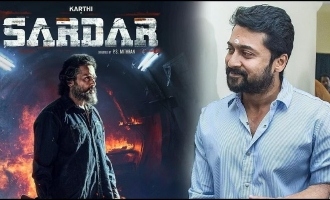 Suriya's awesome words about Karthi's 'Sardar'