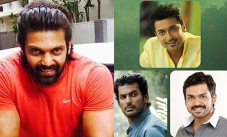 Suriya,Karthi and Vishal team up for Arya