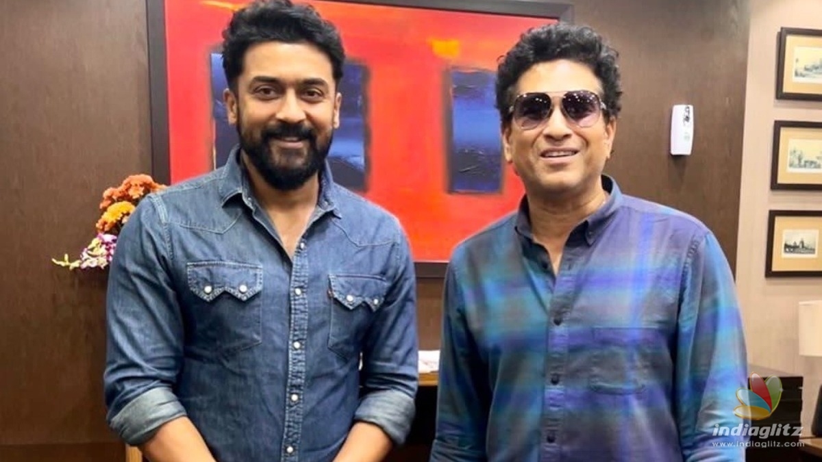 Here’s what Sachin Tendulkar has to say about his meeting with Suriya!