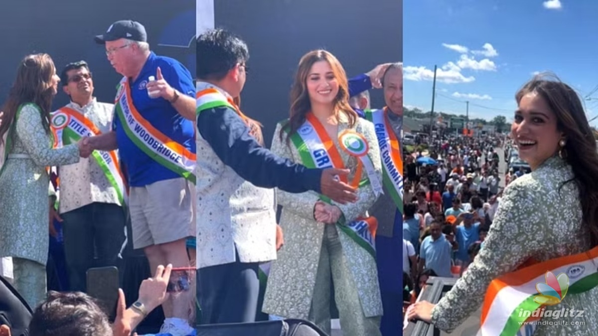 Tamannaah Bhatia celebrated Indian Independence in USA post terrific Jailer success