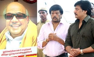 Actor Thiagarajan & Prashanth paid their respect to Dr. Kalaignar