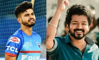 delhi capitals shreyas iyer other players dance performance vaathi coming master vijay viral video