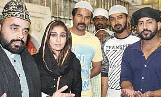 Sivakarthikeyan, Nayanthara and 'Velaikaaran' team at Ajmer Dargah, Rajasthan