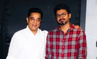 Awesome! Kamal teaching Vijay's famous dialogue