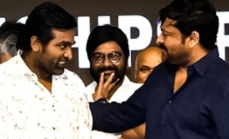 Vijay Sethupathi's emotional moments with Megastar Chiranjeevi