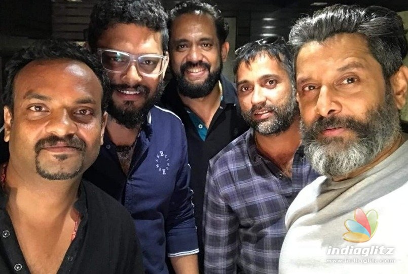 Vikram starts shooting for his mega epic from today