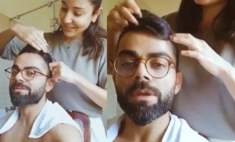 Anushka Sharma turns Kohli's quarantine hairstylist!