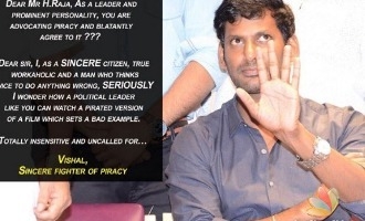 What made Vishal upset enough to call a senior politician 'insensitive'?