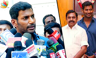 Vishal meets Chief Minister Edappadi Palanisamy - Latest Speech