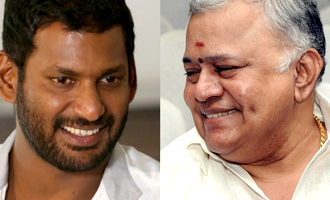 What happened when Vishal met Radharavi in 'Marudhu' shooting spot?