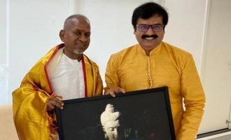 Vivek meets Ilayaraja and gives a special gift - photos viral!