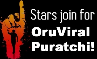 Stars join for Oru Viral Puratchi