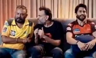 Venkat Prabhu and Naga Chaitanya fight over CSK vs SRH - Check what Premgi did in viral video