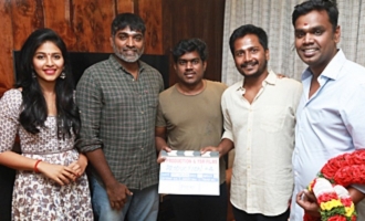 Vijay Sethupathy, Anjali New Movie Pooja Directed by S.U ArunKumar