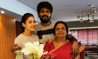 Nayanthara Celebrates Mom's Birthday With Vignesh Shivan