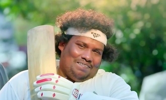 Yogi Babu shares his awesome photo as cricket champion in school days