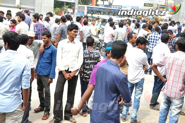 'Baahubali' Trailer Screening At Bramarambha theatre, Hyderabad