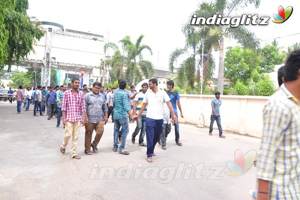 'Baahubali' Trailer Screening At Bramarambha theatre, Hyderabad