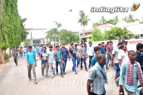 'Baahubali' Trailer Screening At Bramarambha theatre, Hyderabad