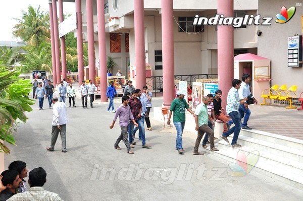 'Baahubali' Trailer Screening At Bramarambha theatre, Hyderabad