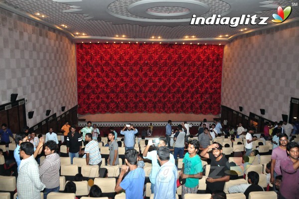 'Baahubali' Trailer Screening At Bramarambha theatre, Hyderabad