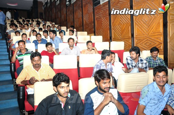 'Baahubali' Trailer Screening At Bramarambha theatre, Hyderabad