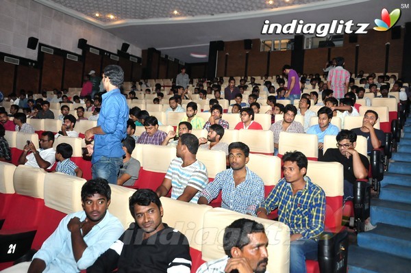 'Baahubali' Trailer Screening At Bramarambha theatre, Hyderabad