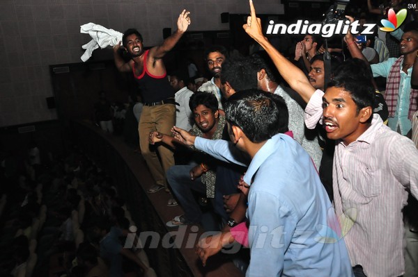 'Baahubali' Trailer Screening At Bramarambha theatre, Hyderabad