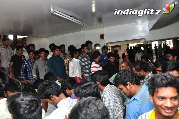 'Baahubali' Trailer Screening At Bramarambha theatre, Hyderabad