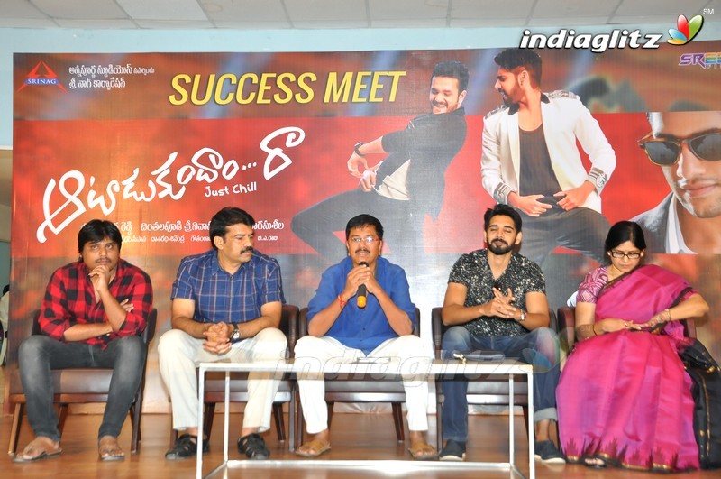 'Aatadukundam Raa' Success Meet