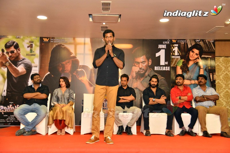 'Abhimanyudu' Press Meet