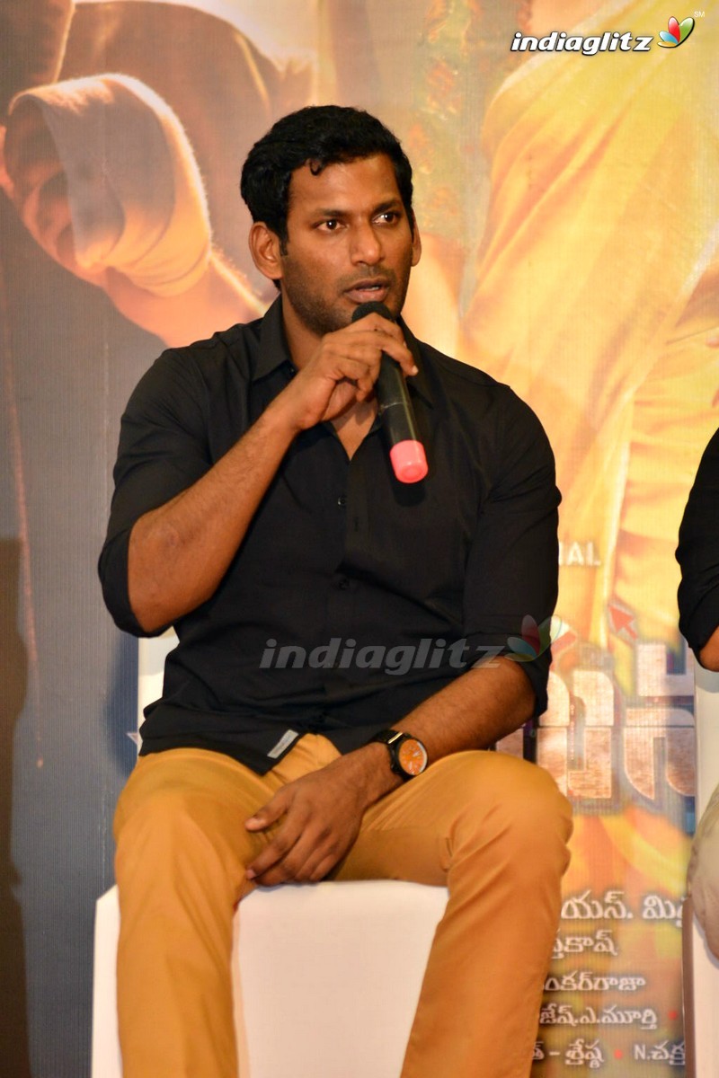 'Abhimanyudu' Press Meet